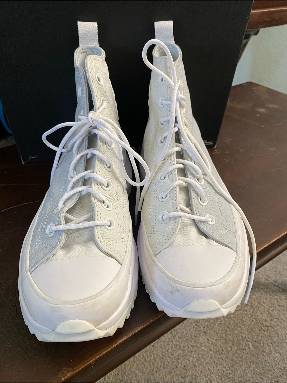 Converse Lugged Leather Sneakers